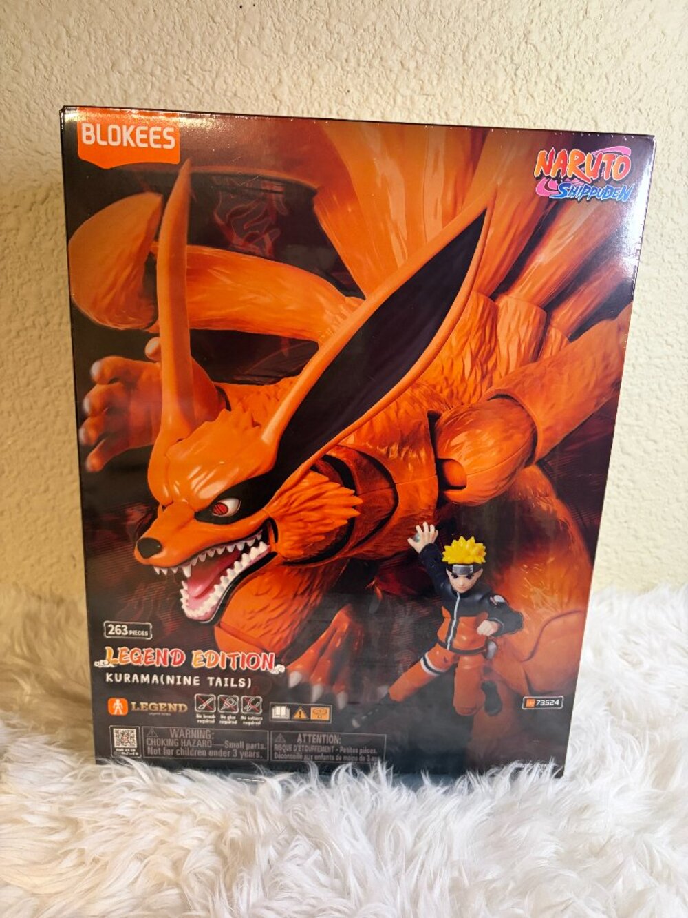 Blokees Naruto Shippuden Kurama Nine Tails Legend Edition 263 Pc Figure NWT